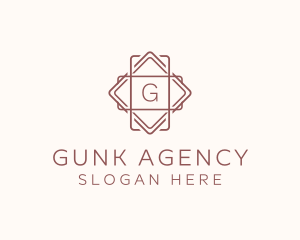 Geometric Interior Design logo design