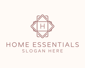 Geometric Interior Design logo design