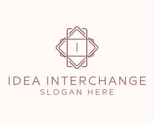 Geometric Interior Design logo design