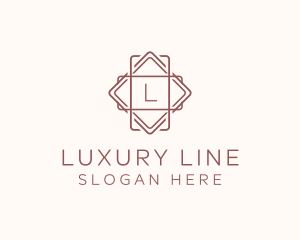 Geometric Interior Design logo design