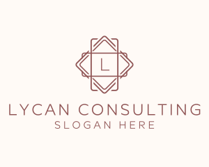 Geometric Interior Design logo design