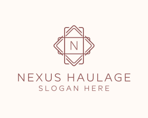 Geometric Interior Design logo design