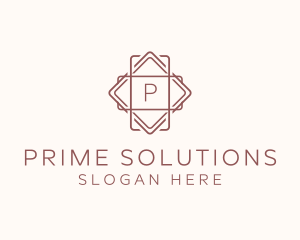 Geometric Interior Design logo design