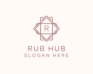 Geometric Interior Design logo design