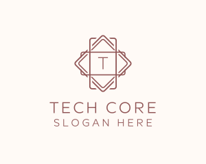 Geometric Interior Design logo design