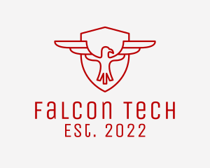 Red Falcon Insurance  logo design