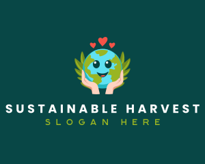 Hand Sustainable Globe logo