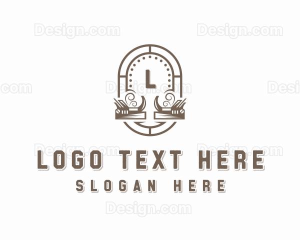 Carpentry Woodwork Builder Logo