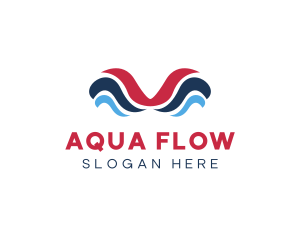 Splash Liquid Waves logo design