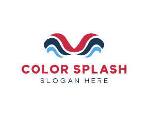 Splash Liquid Waves logo design