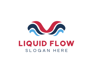 Splash Liquid Waves logo design