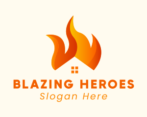 Blazing Fire House logo