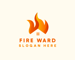 Blazing Fire House logo design