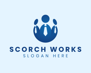 Recruitment Professional Employee logo design