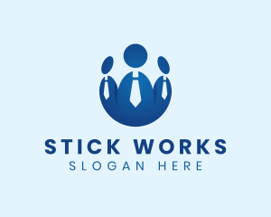 Recruitment Professional Employee logo design