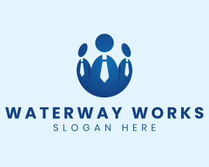 Recruitment Professional Employee logo design