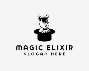 Rabbit Hat Magic logo design