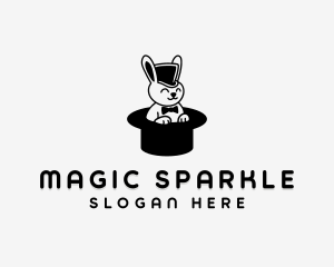 Rabbit Hat Magic logo design