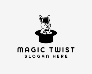 Rabbit Hat Magic logo design