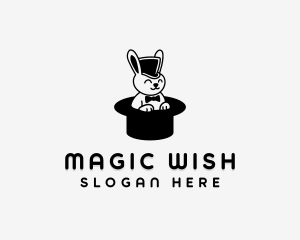 Rabbit Hat Magic logo design