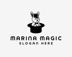 Rabbit Hat Magic logo design