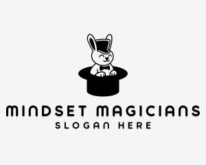 Rabbit Hat Magic logo design