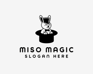 Rabbit Hat Magic logo design