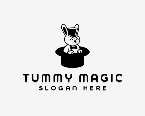 Rabbit Hat Magic logo design