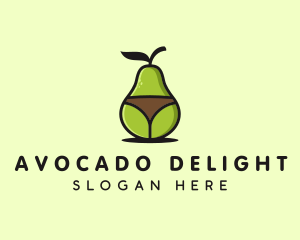 Sexy Avocado Bikini logo design