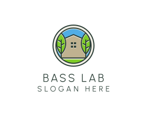 Green House Patch logo design