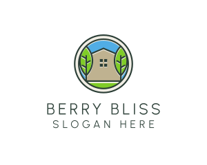 Green House Patch logo design