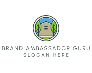 Green House Patch logo design