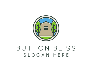 Green House Patch logo design