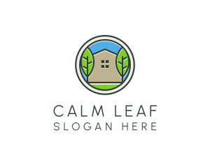 Green House Patch logo design