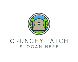 Green House Patch logo design