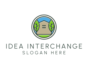 Green House Patch logo design