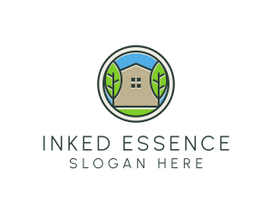 Green House Patch logo design