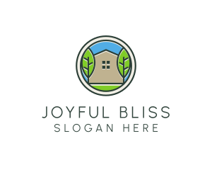 Green House Patch logo design