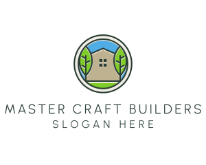 Green House Patch logo design