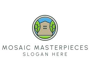 Green House Patch logo design