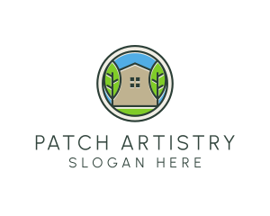 Green House Patch logo design