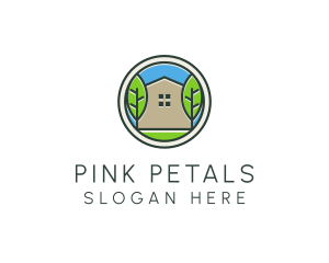 Green House Patch logo design