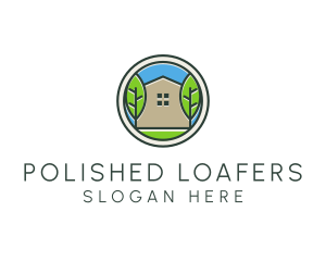 Green House Patch logo design