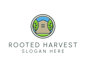 Green House Patch logo design