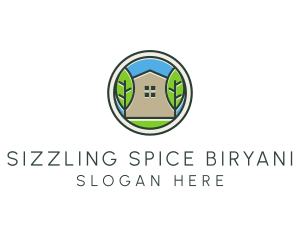 Green House Patch logo design