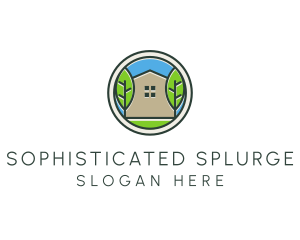 Green House Patch logo design