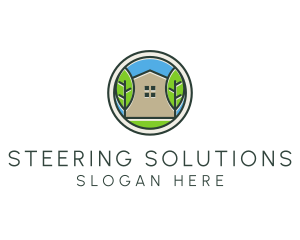 Green House Patch logo design