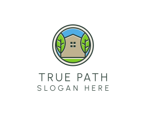 Green House Patch logo design