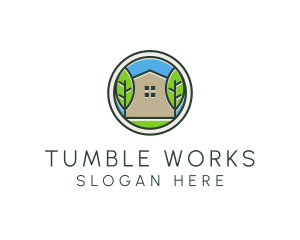 Green House Patch logo design