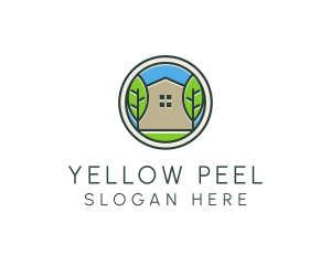 Green House Patch logo design